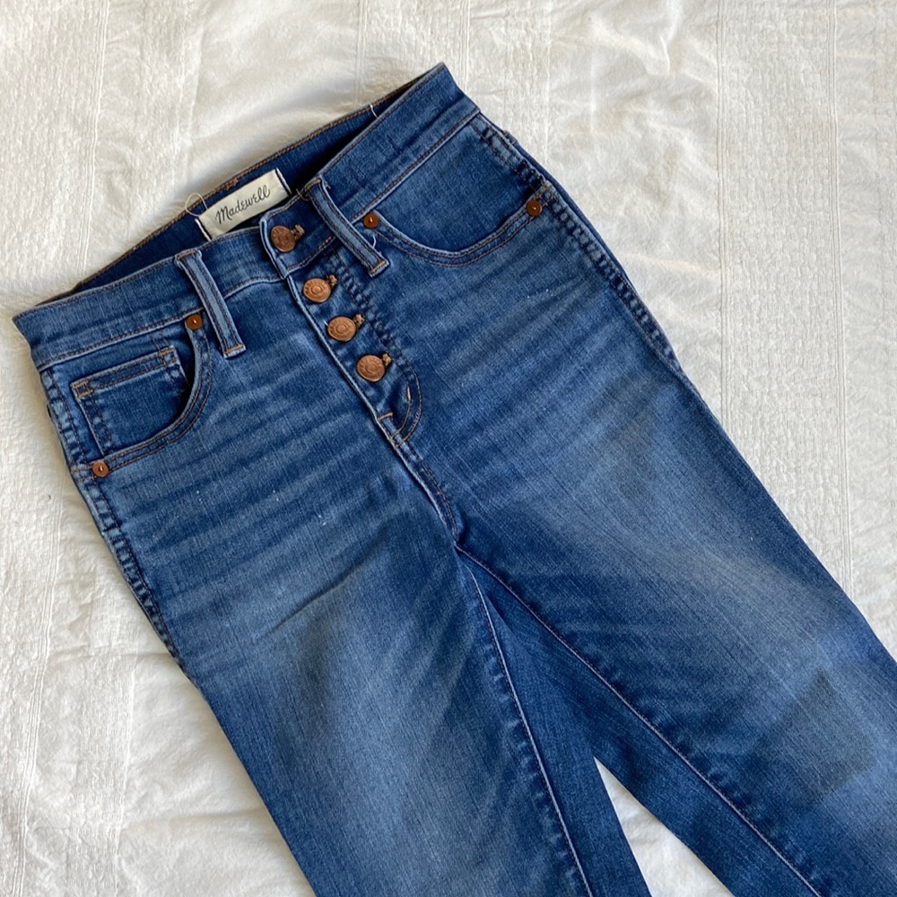 Madewell - 11” high rise skinny jeans PETITE (Ames wash)